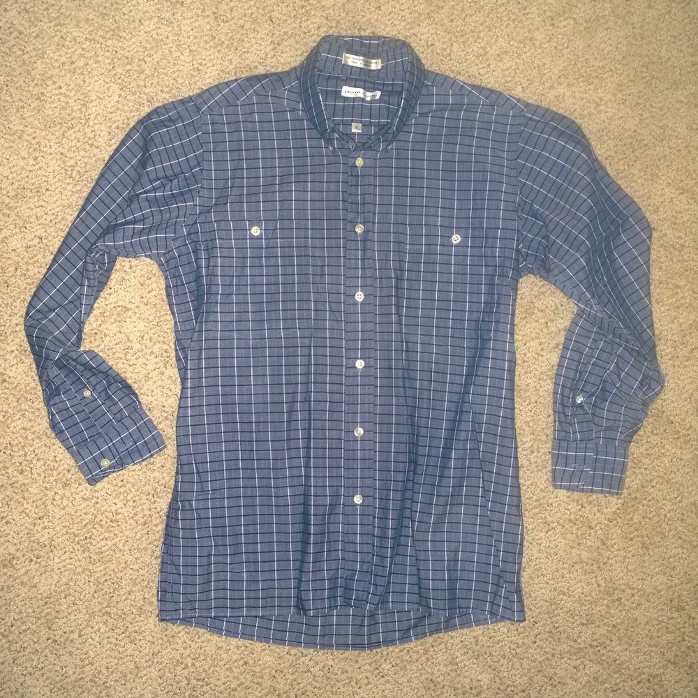 Men's PIERRE CARDIN Long-Sleeved Button-Down Shirt